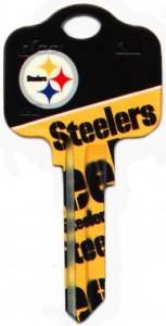 Key Blanks: Model: NFL - Pittsburgh Steelers Key Blanks - Kwikset