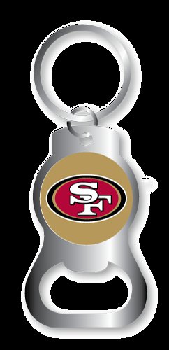 Key Chains: Model: SAN FRANCISCO 49ERS BOTTLE OPENER Keychain