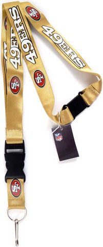Key Accessories: Model: San Francisco 49ers Gold Lanyard
