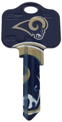 Key Blanks: Model: NFL - St. Louis Rams Key Blanks - Schlage