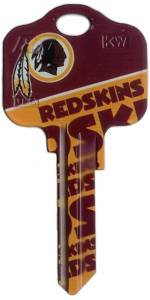 Key Blanks: Model: NFL - Washington Redskins Key Blanks - Schlage