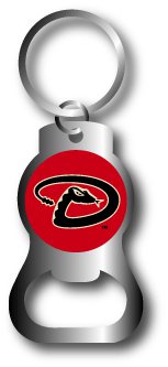 Key Chains: Model: MLB -ARIZONA DIAMONDBACKS BOTTLE OPENER Keychain