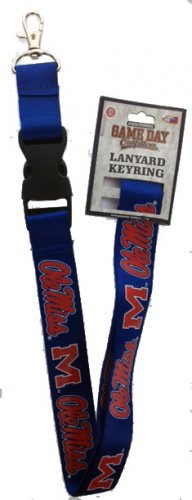 Key Accessories: Model: NCAA - MISSISSIPPI REBELS LANYARDS