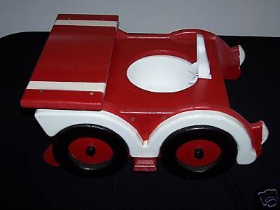NEW WOODEN RACE CAR POTTY CHAIR