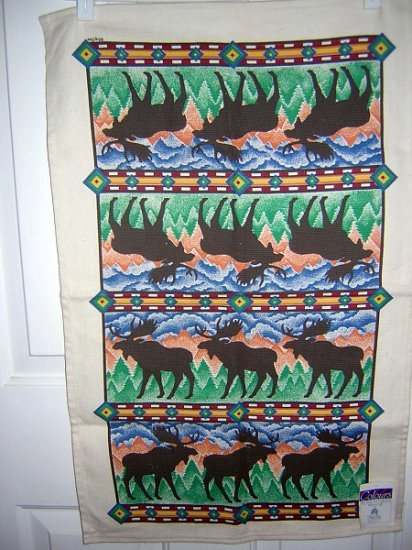Kay Dee cotton kitchen towel Moose Pantry unused hc1475