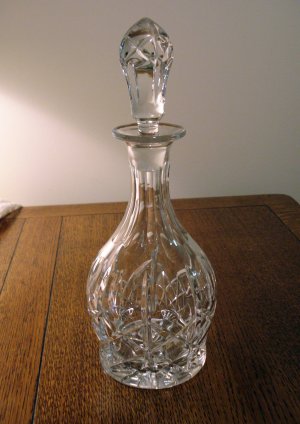 Stemware &amp; Decanters Cross and Olive Pattern - Port Antiques