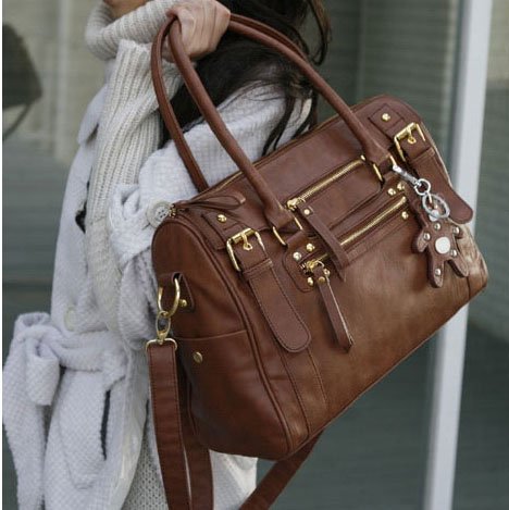 Leather Shoulder Handbag