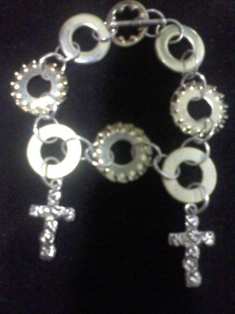 "Lock and Roll Christian" Hardware Bracelet