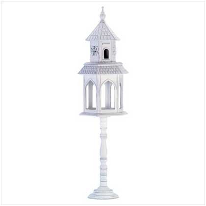 Victorian-Style Birdhouse and Feeder