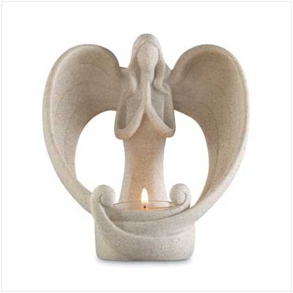 Graceful Guardian Angel Candleholder