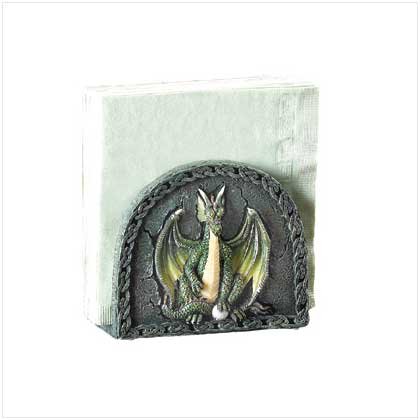 Green Dragon Napkin Holder