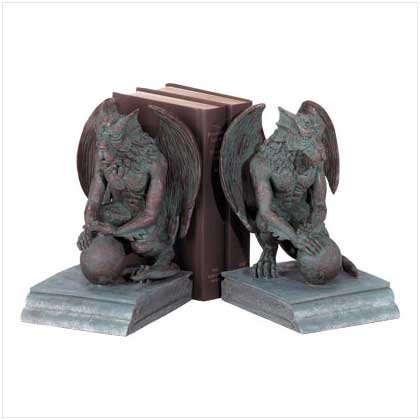 Gargoyle Bookends