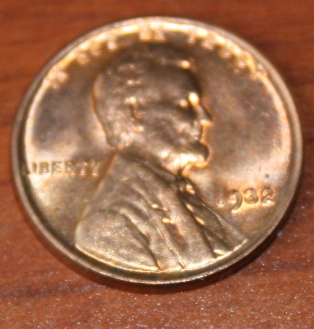 1932 Lincoln Head Penny Ms Gem Red
