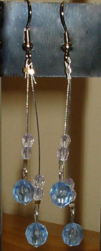 Blue Drop Earrings