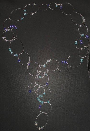 Silver Hoop Necklace