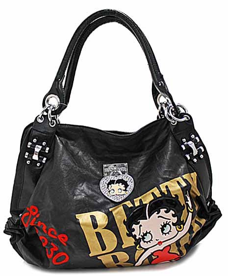 Betty Boop Black fashion tote w/ Wallet