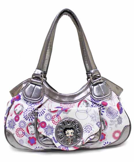 Betty Boop Flower design fashion satchel