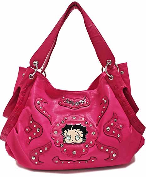Betty Boop fashion tote/rhinestones w/ Wallet