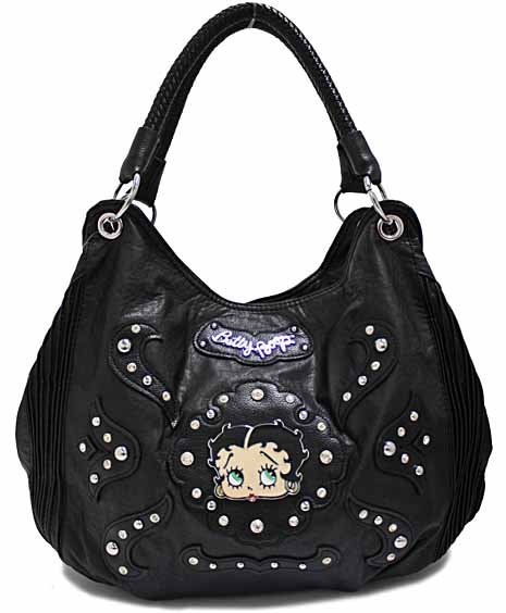 Betty Boop fashion tote/rhinestones w/ Wallet