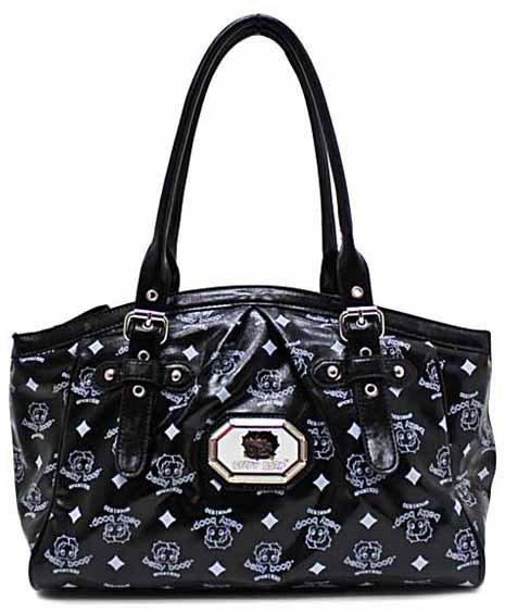 Betty Boop simulated leather fashion tote w/ Wallet
