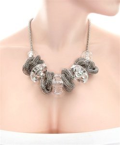 METAL CHUNK FASHION NECKLACE WFS000590