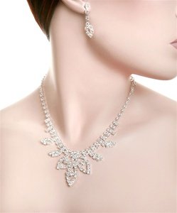 FASHION RHINESTONE NECKLACE SET (6SETS) J004017