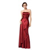 Formal Evening Gown Strapless Dress (CD-5075)