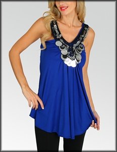Embroidered Circles Tunic ( 3047)