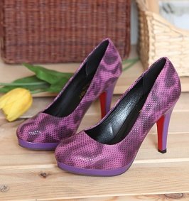 Fashion Noble Grid High-Heeled Pump sz4.5-7 (CD11030504-1)