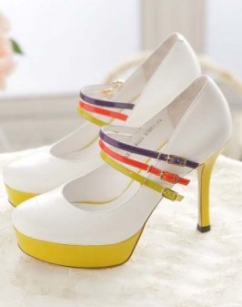 Buckles High Heel Pumps sz 4.5-7 (cd11050610-1)