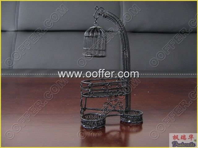 Iron Wire Craft Black Birdcage