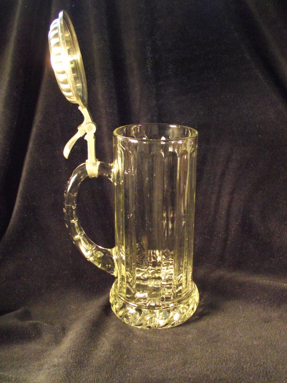Vintage Miller Genuine Draft Glass Beer Stein Mug Rastal Italy 1990 Collectible