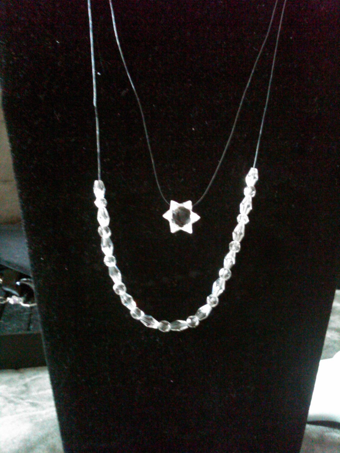 Star Of David double necklace