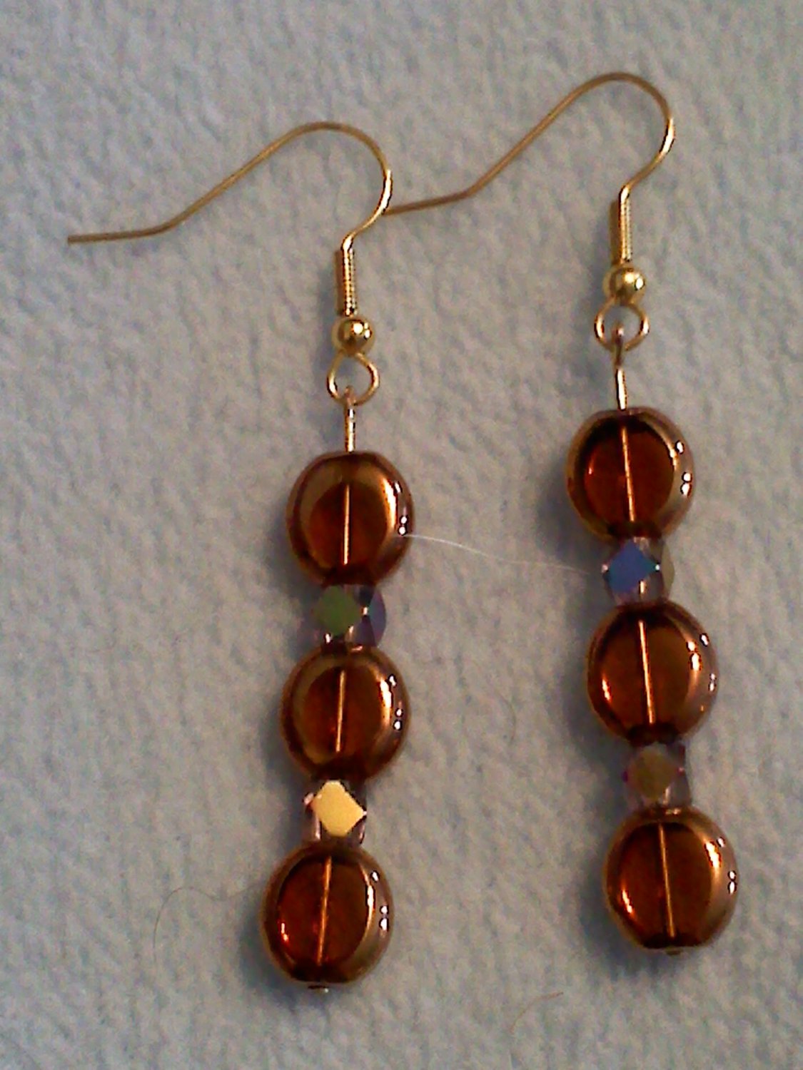 Brown and crystal