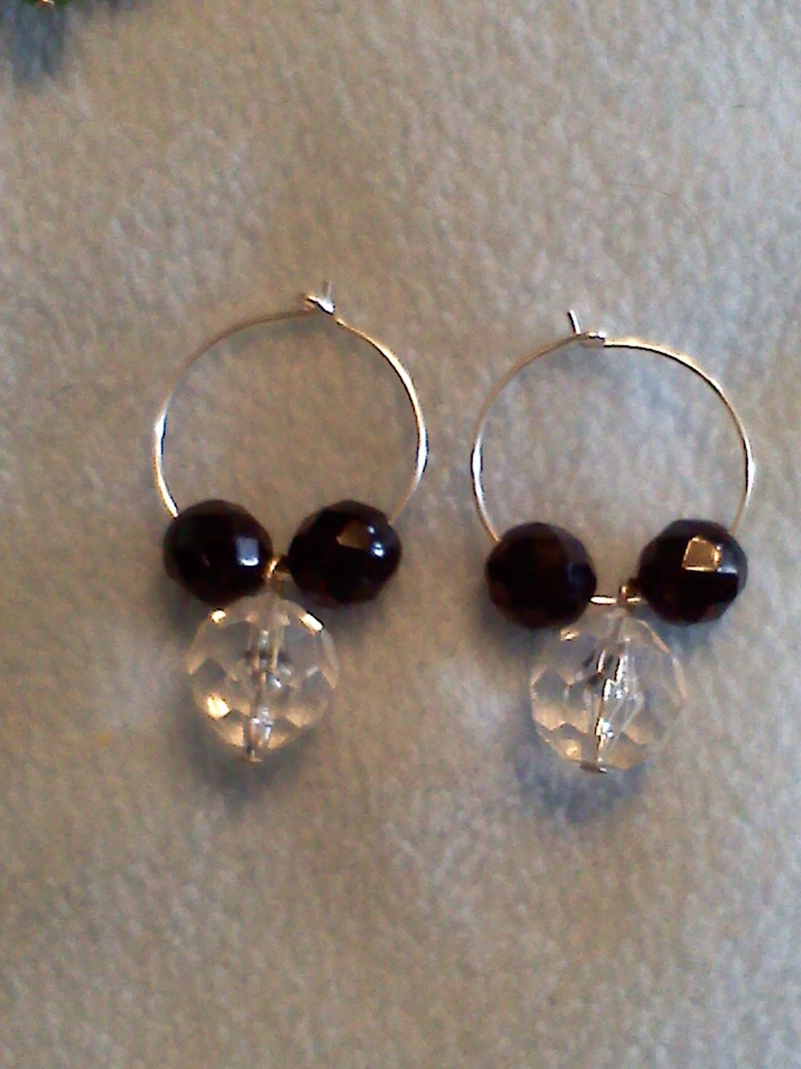 Mickey mouse crystal dangles