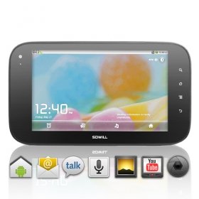 Android 2.2 Tablet with HD 7 Inch Capacitive Touchscreen + Cortex A8 Processor