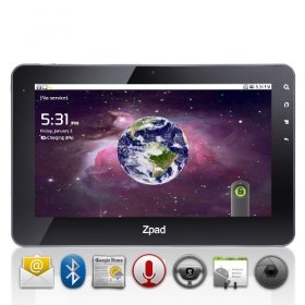 Malata Z Pad - 10.1 Inch Android 2.2 Dual Core Tablet with Capacitive Touchscreen