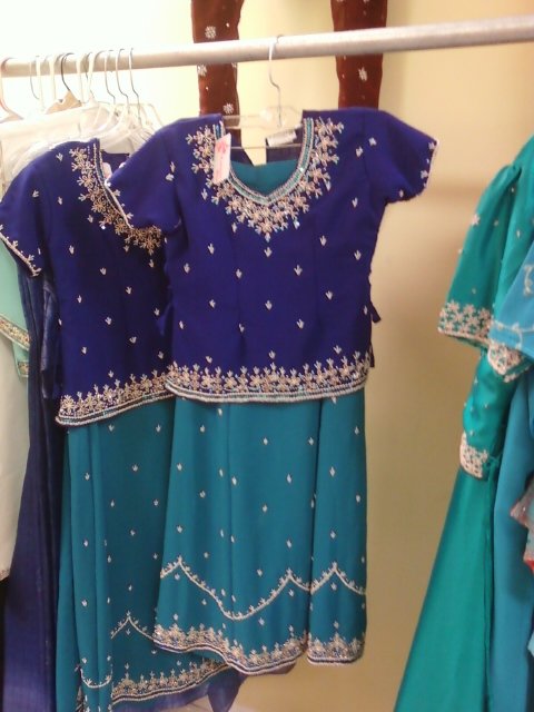 Turquoise & Blue Indian Outfit