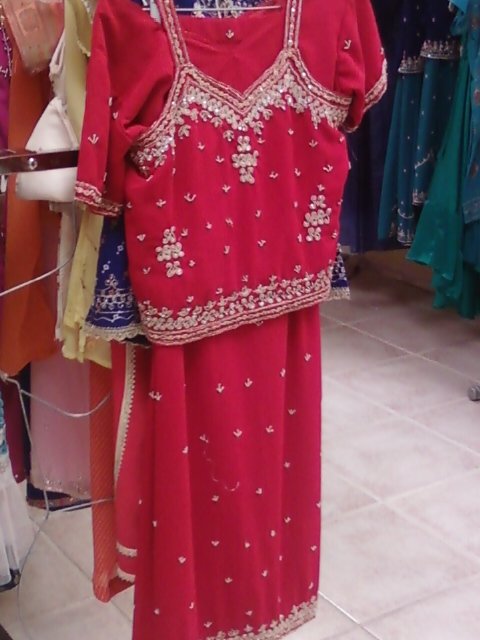 Red & Gold Indian Lengha
