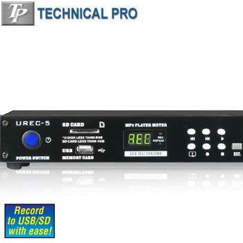 TECHNICAL PRO® DIGITAL MEDIA PLAYER AND RECORDER