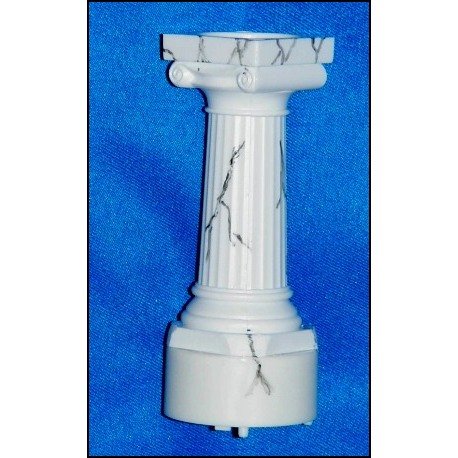 Lighted Orb Stand / Holder (White/Marble)