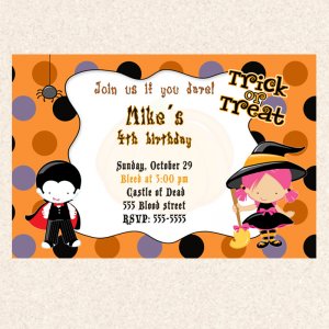 Party Invitations For Halloween