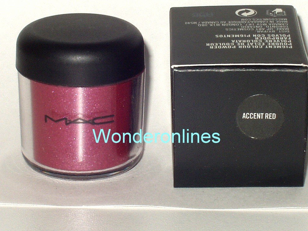 NIB FULL SIZE MAC Cosmetics Pigment Accent Red