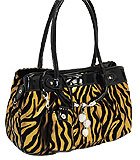 Bronze Zebra Purse