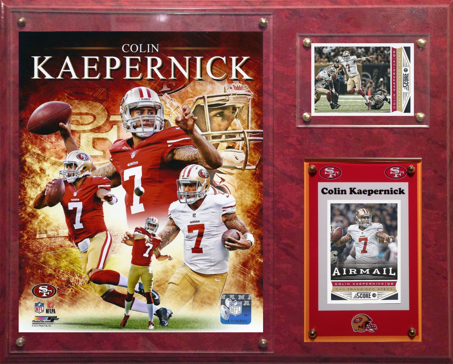 Colin Kaepernick San Francisco 49ers Photo Plaque.