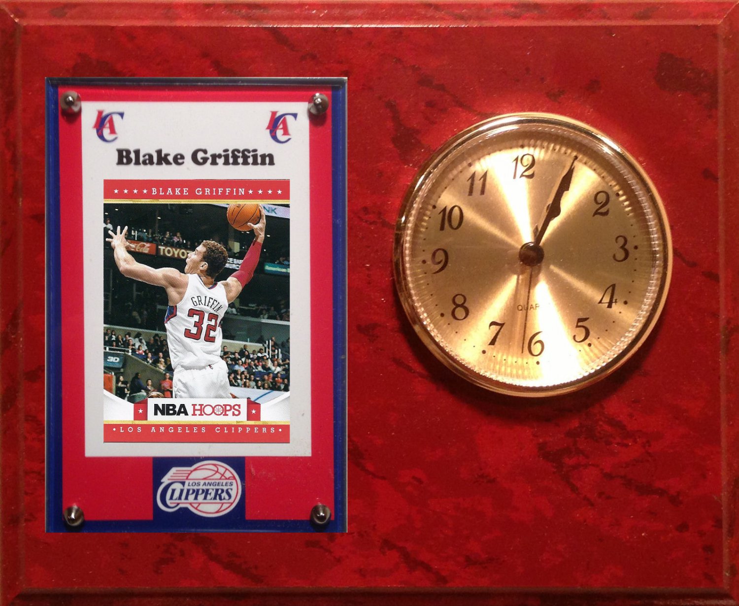 Blake Griffin Los Angeles Clippers clock.