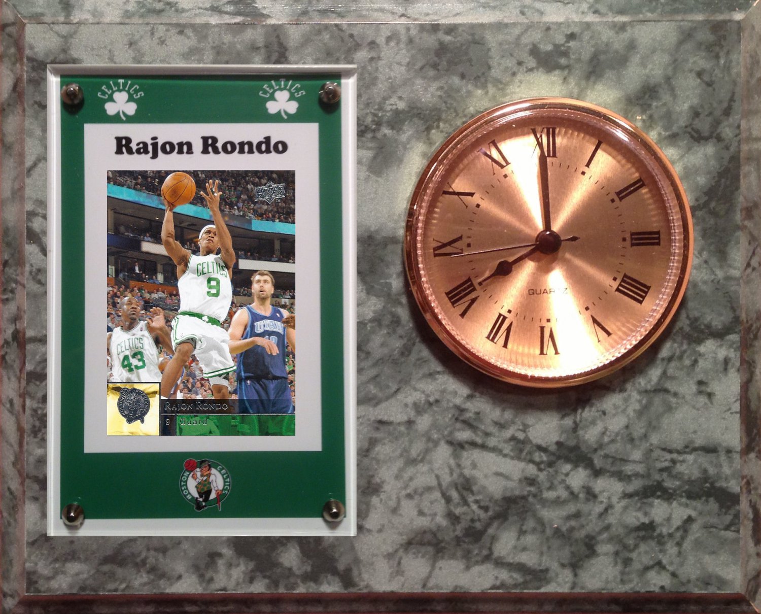 Rajon Rondo Boston Celtics clock.