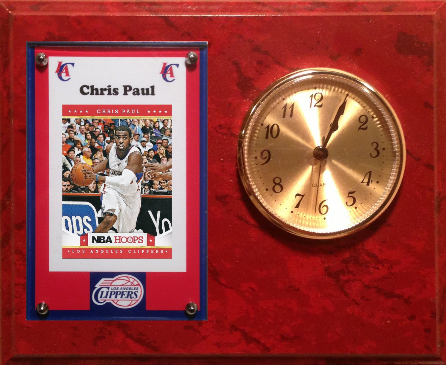 Chris Paul Los Angeles Clippers clock.