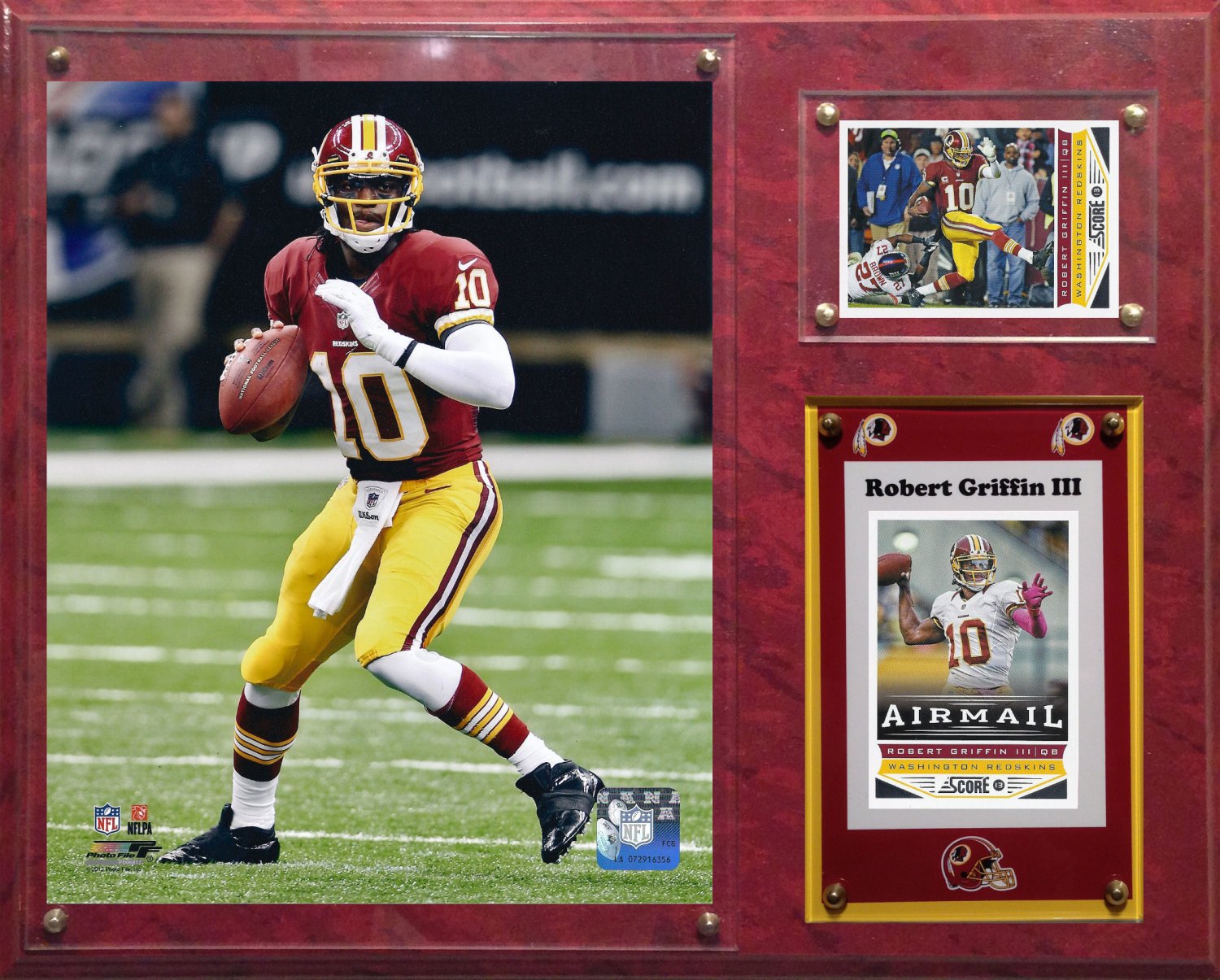 Robert Griffin III Washington Redskins Photo Plaque.