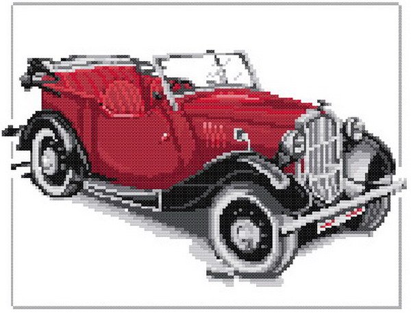 Classic Car Red